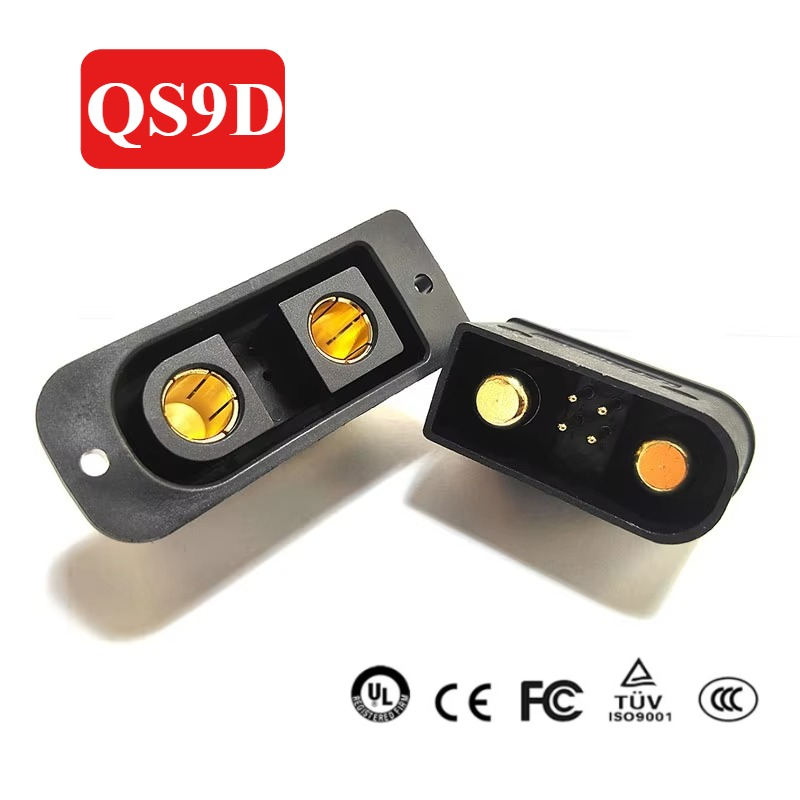 Drone Battery Plate - Conector antichispa QS9D, placa de bloqueo