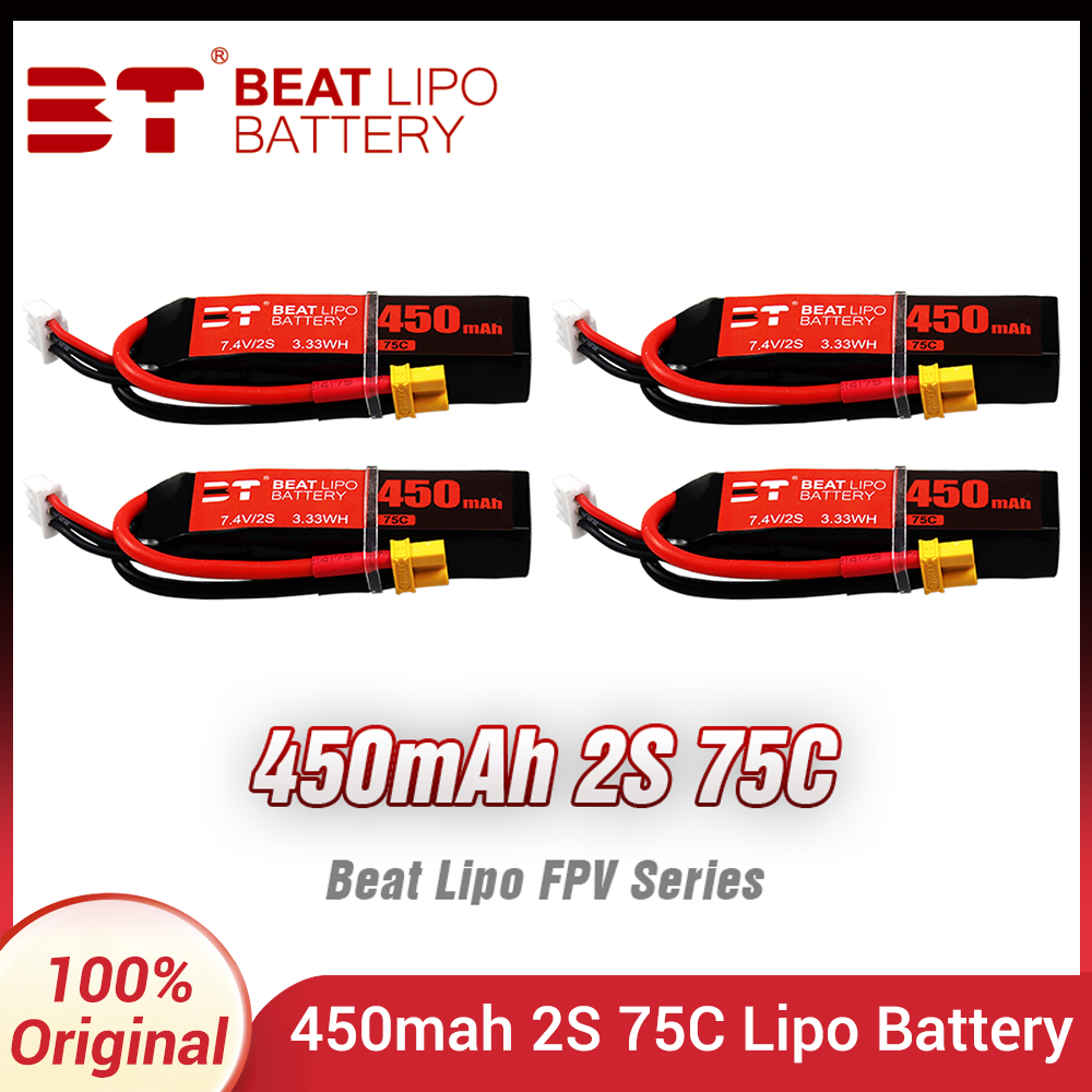 Drone Battery Li-Ion - BEAT 2S 7,4 V 450mAh 75C