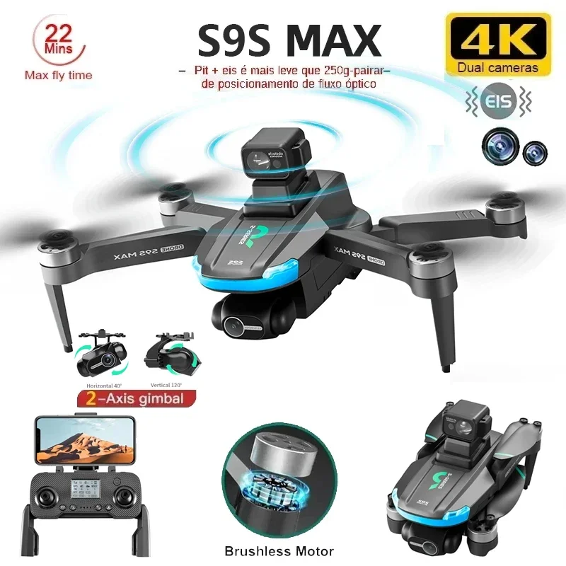 Nuevo S9S MAX MINI Drone 4K 2  - Drone Battery Box reseña y precio