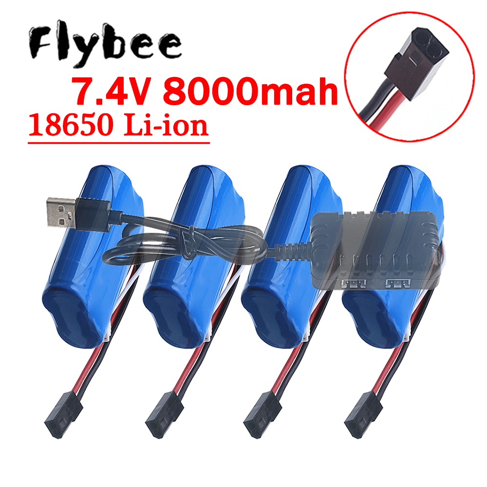 (5500 Plug) Batería 18650 7.4V - Drone Battery Li-Ion reseña y precio